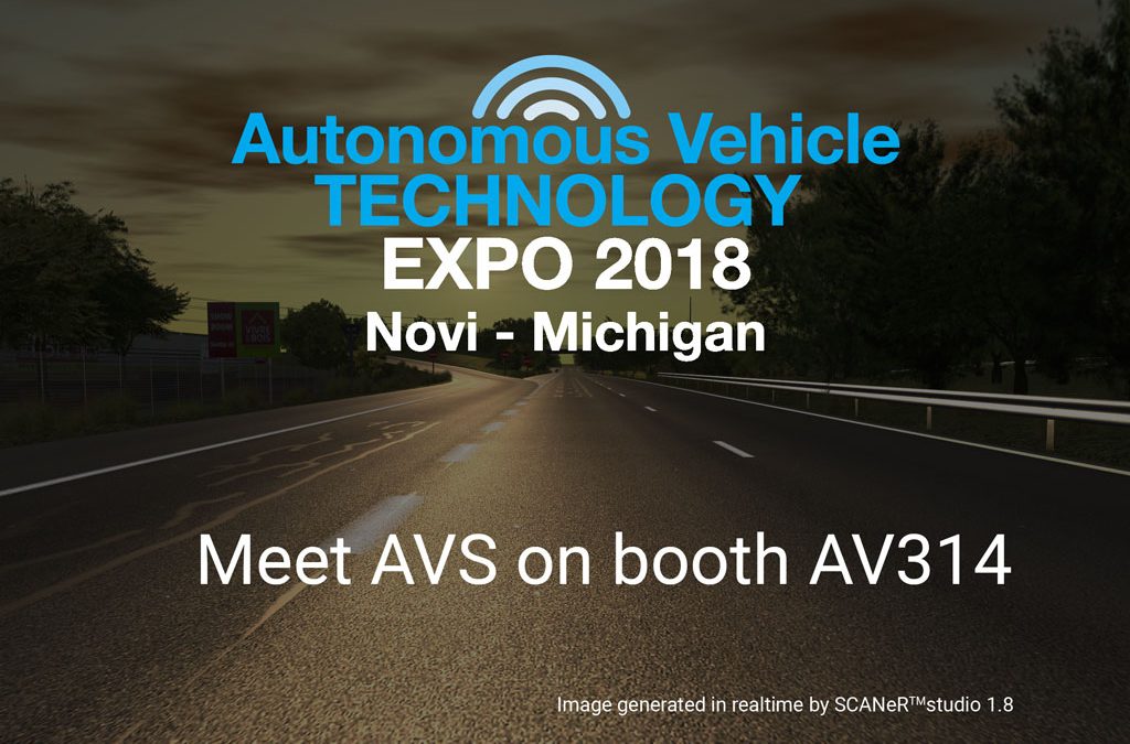 AVSimulation at Autonomous Vehicle Technology Expo 2018 in Detroit